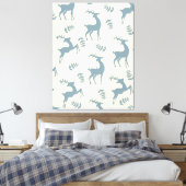 Vintage Hirsche Leinwanddruck (Insitu (Schlafzimmer))