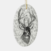 Vintage Hirschkunst Keramikornament (Rechts)