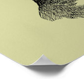 Vintage Hirschkunst Poster (Ecke)