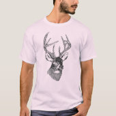 Vintage Hirschkunst T-Shirt (Vorderseite)