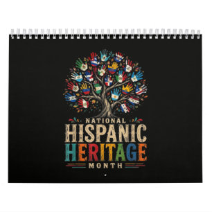 Vintage Hispanic Heritage Month Tree of Unity Kalender