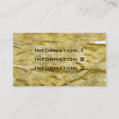 Vintage historische Geschäfts-Karten Visitenkarte (Rückseite)