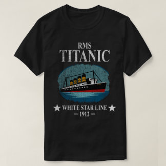 Vintage Historische Ozeandampfer Kunst T-Shirt