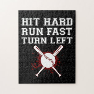 Vintage-Hit-Hard-Schnell-Laufen-Linksdrehen-Baseba Puzzle