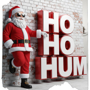 Vintage Ho Ho Hum Weihnachtsmann Weihnachten T-Shirt