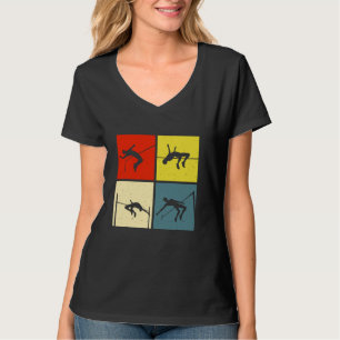 Vintage Hochsprung Liebe Hochsprung Lustig T-Shirt