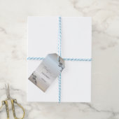 Vintage Hochzeit an der Spitze Geschenkanhänger (Mit Garn)