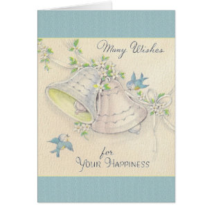 Vintage Hochzeit Bell und blaue