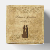 Vintage Hochzeit Braut & Bräutigam Einmal in einer Geschenkschachtel (Oben)