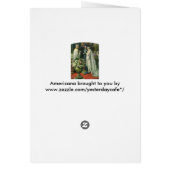 Vintage Hochzeit, Braut und Bräutigam mit Menorah (Hinten)