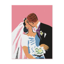 Vintage Hochzeit, Braut und Bräutigam Save the Dat