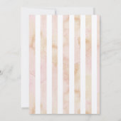 Vintage Hochzeit der Rose Hydrangea Einladung (Rückseite)