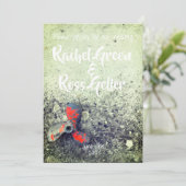 Vintage Hochzeit Einladung (Stehend Vorderseite)