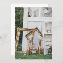 Vintage Hochzeit Einladung