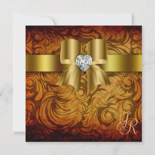 Vintage Hochzeit Einladung Herbst Herbst