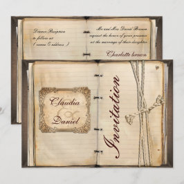 Vintage Hochzeit Einladung Karten