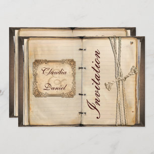 Vintage Hochzeit Einladung Karten