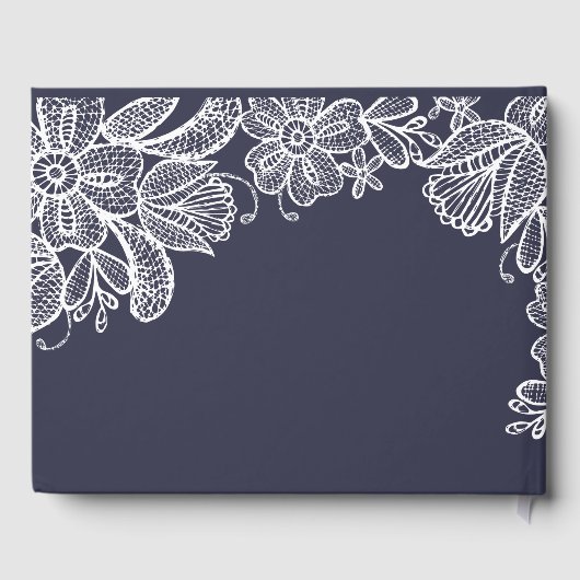 Vintage Hochzeit Gästebuch (Rückseite)