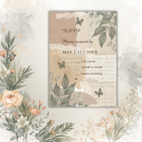 Vintage Hochzeit im bohenhaften Grün