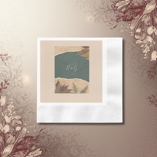 Vintage Hochzeit im boho-Stil Serviette