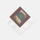 Vintage Hochzeit im boho-Stil Serviette (Ecke)