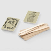 Vintage Hochzeit in grüner Schwarz Fächer (Non-assembled)