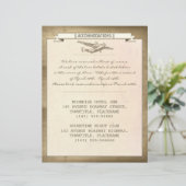 Vintage Hochzeit in Urlaubsort (Stehend Vorderseite)