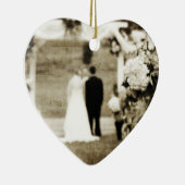 Vintage Hochzeit Keramik Ornament (Rechts)