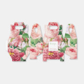 Vintage Hochzeit mit Blumen und Botanischem Rosen Geschenkschachtel (Ungefaltet)