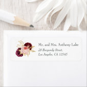 Vintage Hochzeit mit Burgund, Blush und Gold (Insitu)