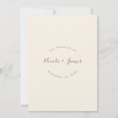 Vintage Hochzeit mit dem Botanischen Rosa Einladung (Rückseite)