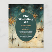 Vintage Hochzeit mit Wasserfarben (Vorderseite)