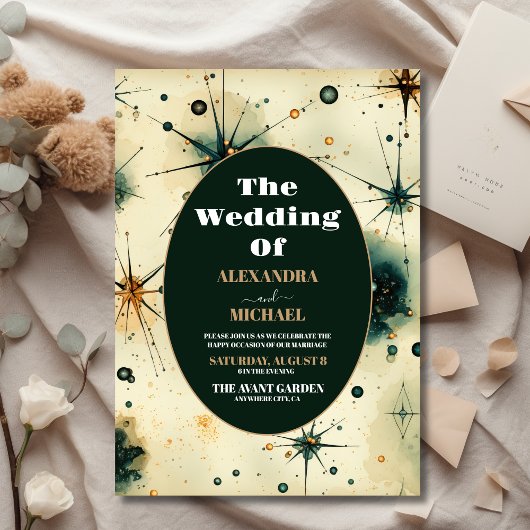 Vintage Hochzeit mit Wasserfarben