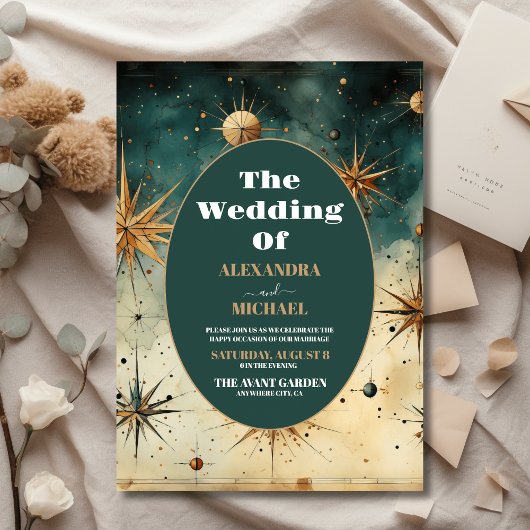 Vintage Hochzeit mit Wasserfarben