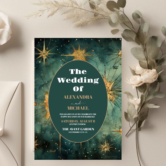 Vintage Hochzeit mit Wasserfarben