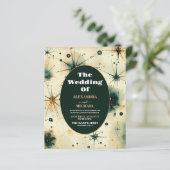 Vintage Hochzeit mit Wasserfarben (Stehend Vorderseite)