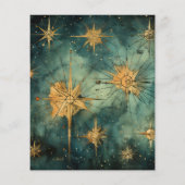 Vintage Hochzeit mit Wasserfarben (Rückseite)