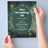 Vintage Hochzeit mit Wasserfarben Flyer (Hand)