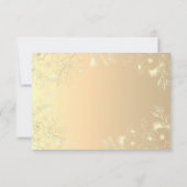 Vintage Hochzeit RSVP Karte (Rückseite)