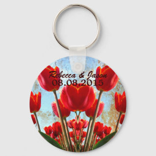 Vintage Hochzeit Save the Date Schlüsselanhänger