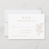 Vintage Hochzeit UAWG Einladung (Vorderseite)