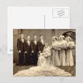 Vintage Hochzeiten (9) Postkarte (Vorne/Hinten)