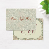 Vintage Hochzeitkarte (Schreibtisch)