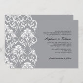 Vintage Hochzeitseinladung Einladung (Vorne/Hinten)