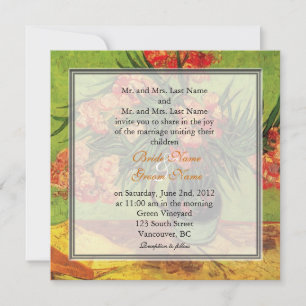 Vintage Hochzeitsfeier Einladung