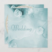 Vintage Hochzeitsfeier Einladung (Vorne/Hinten)