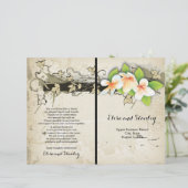 Vintage Hochzeitsfeier und Efeu (Stehend Vorderseite)