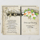 Vintage Hochzeitsfeier und Efeu (Vorne/Hinten)