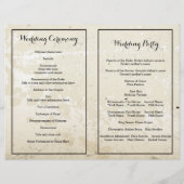 Vintage Hochzeitsfeier und Efeu (Rückseite)