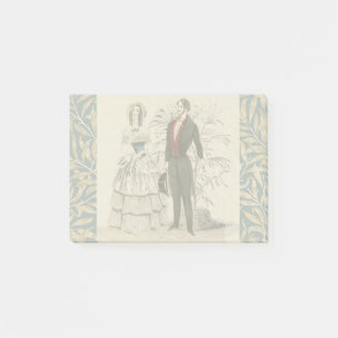 Vintage- Hochzeitsillustration aus dem viktorianis Post-it Klebezettel